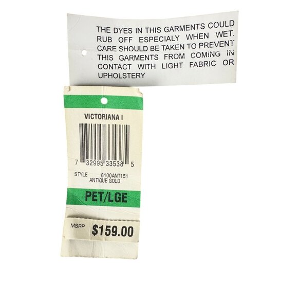 Style & Co.Petite Genuine Metallic Leather Jacket  Womens L Antique Gold Lined - Picture 6 of 10